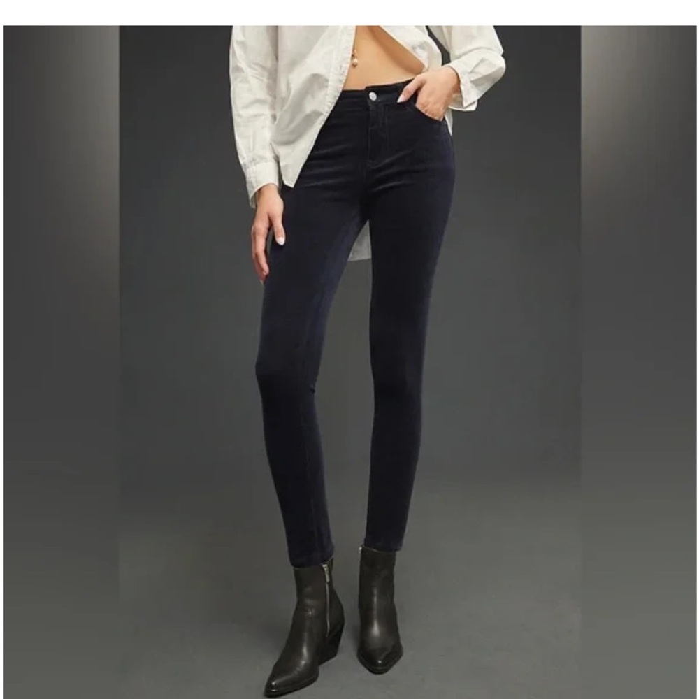 Pilcro and the Letterpress Black Corduroy Pants